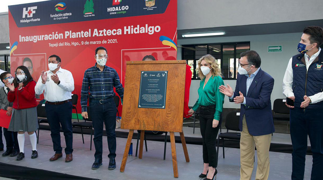 Fundación Azteca inaugura Plantel Azteca Hidalgo
